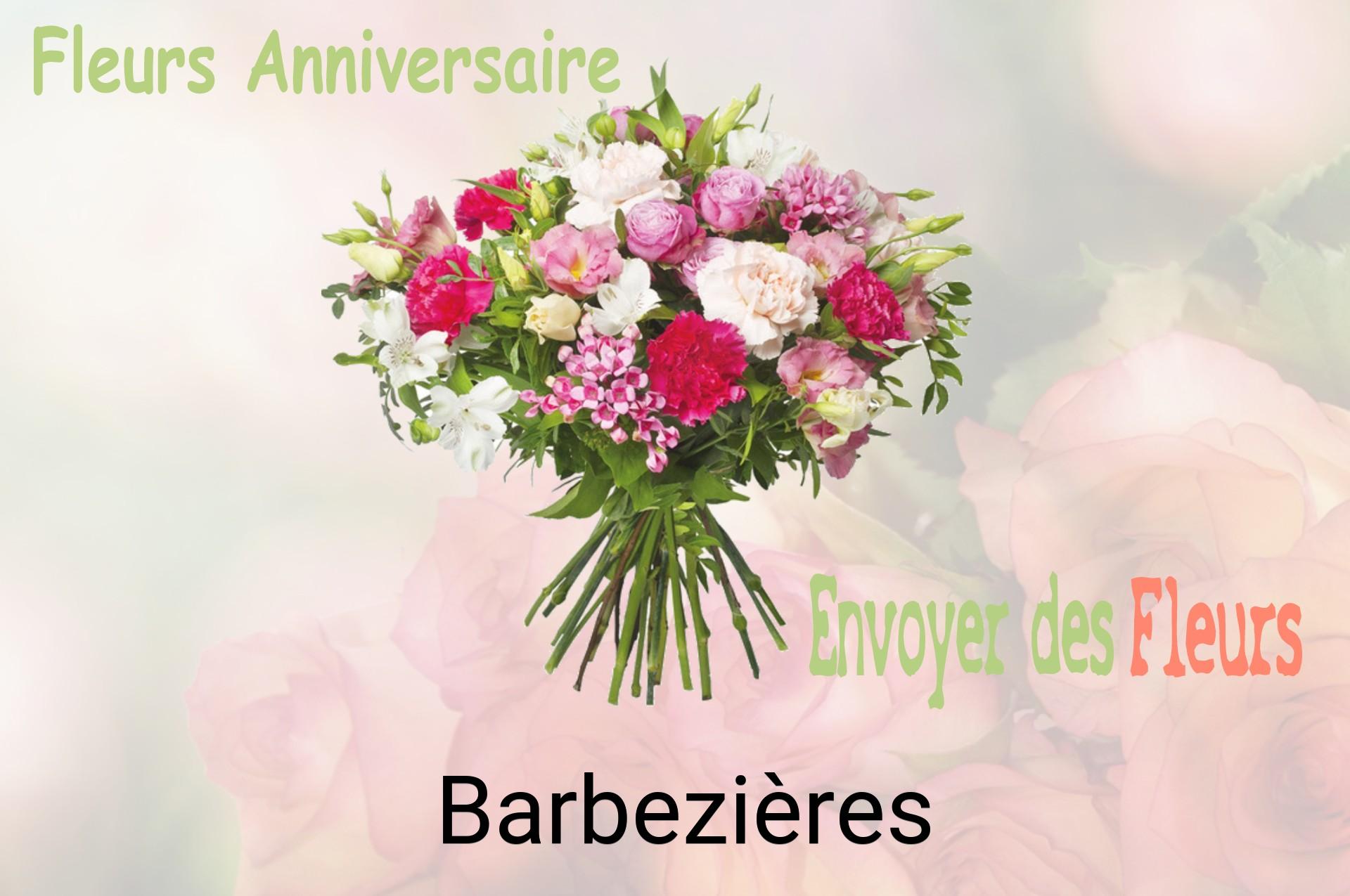 Bouquet de fleurs d’anniversaire livré à Barbezières