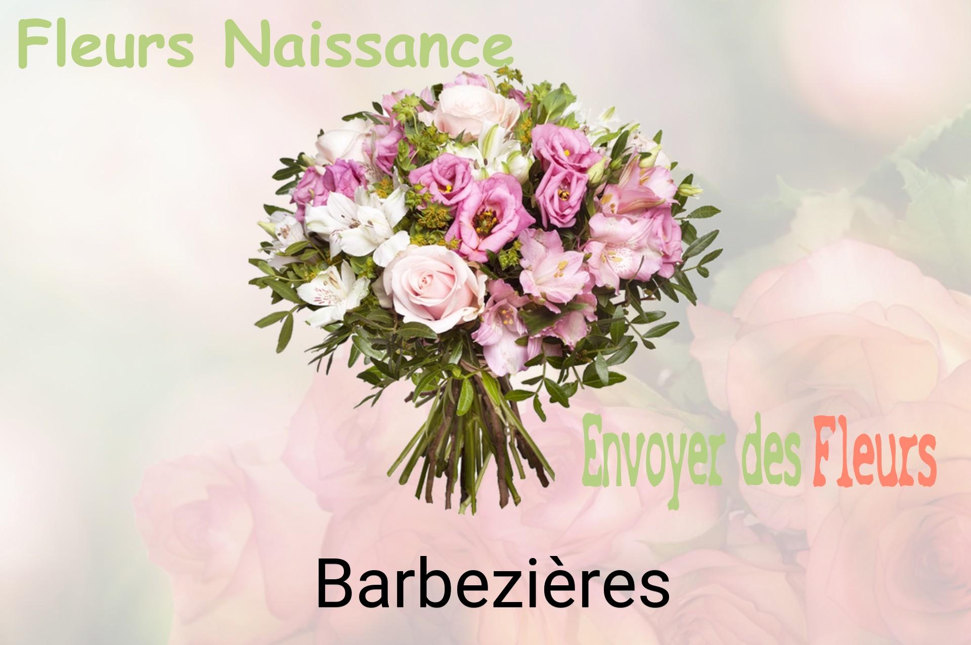 Bouquet de fleurs de naissance livré à Barbezières